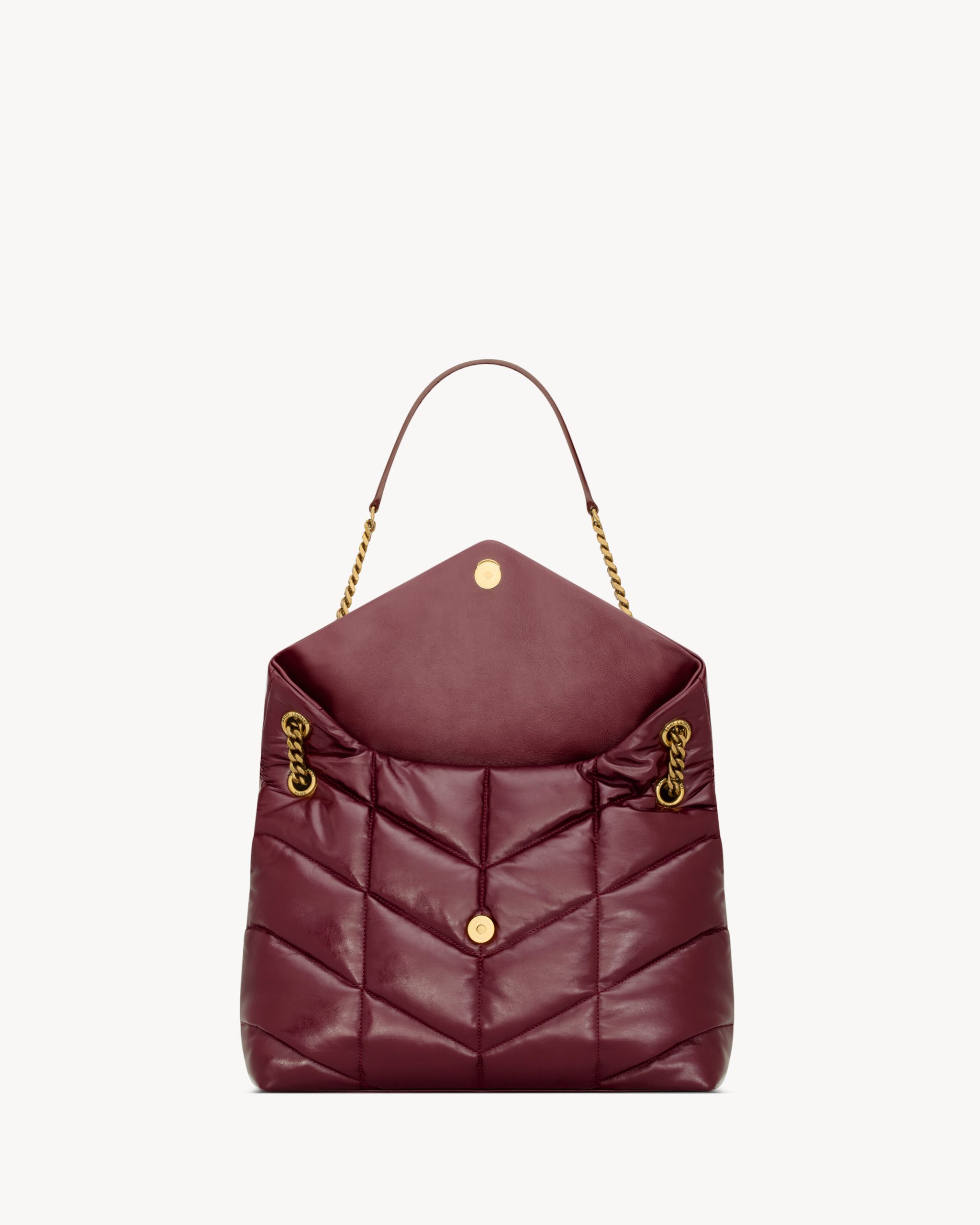 YSL PUFFER medium in shiny leather - Image 4